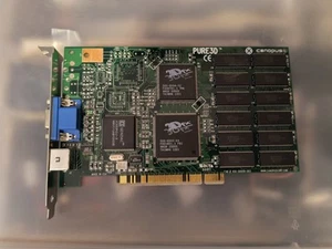 Vintage Canopus Pure3D PCI Graphics Card 3dfx, Voodoo 1, 6MB Pure 3D - Bild 1 von 3