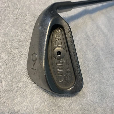Ping Eye 2 Black Dot 9 Iron Steel Shaft Karsten Right Hand Golf Club 36.5" RH - Image 1 of 4