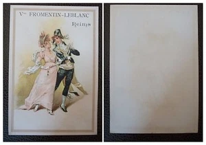 CHROMO RECLAME REIMS VEUVE FROMENTIN LEBLANC TROUSSEAUX COSTUMES MODES 02 - Imagen 1 de 1