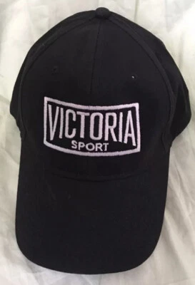 Victoria Secret VSX Deporte Negro Logo Gorra de Béisbol Caminar Verano Gorra Nueva Foto 1 de 4