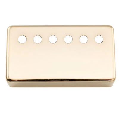 Musiclily Pro Gold 49.2mm Nickel Silver Humbucker Pickup Cover For USA Guitar - Image 1 of 4