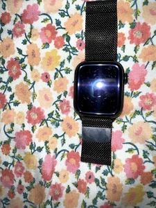 Apple Watch Series 8 41mm Gray Case Black Milanese Loop GPS+Cellular Capability. - Picture 1 of 3