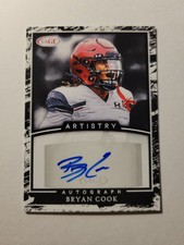 SAGE  Football  Artistry, Ryan Cook Autograph 2022 Draft