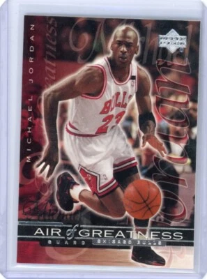 MICHAEL JORDAN  1999-00 Upper Deck Air Of Greatness # 137  Chicago Bulls - Image 1 of 2
