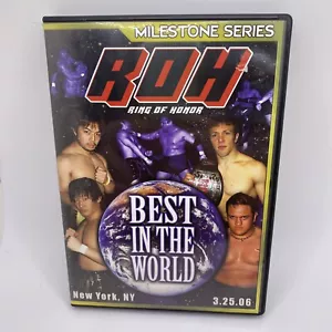 ROH Wrestling Best In The World 2006 (DVD, Milestone Series) AEW TNA WWE PWG WWF - Bild 1 von 6