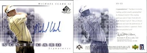 2002 SP Game Used Scorecard Signatures #SSCL Michael Clark II AUTO - NM-MT - Picture 1 of 1