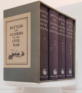 1956 Battles and Leaders of the Civil War 4 Book set +Slipcase Military History - Imagen 1 de 16