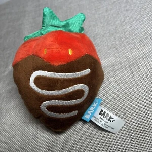 Bark Box Cioccolato Slobber Fragola Cane Giocattolo Stropicciato Peluche Grande Cucciolo S - Foto 1 di 2