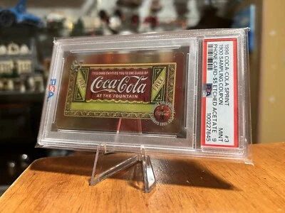 Rare $5 Coca-Cola Sprint Phone Chase Hit Card Score Board 1996 Acetate Cel PSA 9 - Image 1 of 2
