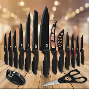 Knife Set Sharp Stainless Steel Professional Chef Cutlery Steak Kitchen Knives - Picture 1 of 42