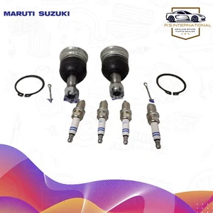 PARTS FIT FOR MARUTI SUZUKI BALENO SWIFT SX4 SUSPENSION BALL JOINT & SPARK PLUG - Picture 1 of 15