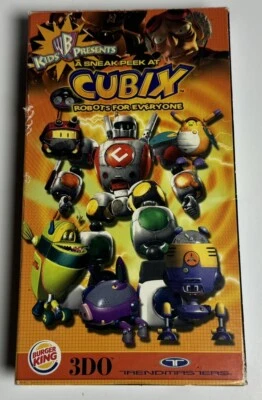 A Sneak Peek At Cubix Robots For Everyone - VHS WB Kids - Burger King Promo - Image 1 of 4