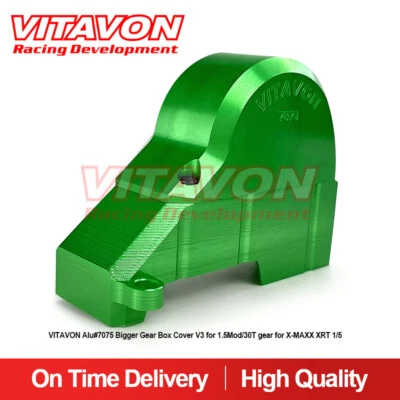Vitavon CNC Bigger Gear Box Cover For 1.5Mod/30T Gear For XRT X-MAXX 1/5 5Colors - Image 1 of 4