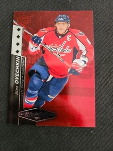 2010-11 UPPER DECK BLACK DIAMOND ALEX OVECHKIN #192 #ed 57/100 RUBY RED QUAD - Picture 1 of 2