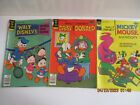 1977 Whitman & 2- Key Childrens Comicbooks Donald Duck & Mickey Mouse