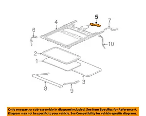 GM OEM-Sunroof Motor 25917744 - Picture 1 of 1