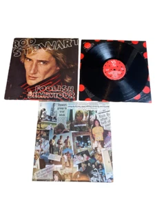 Rod Stewart Foolish Behaviour Record Vinyl 12" Riva RVLP 11 Poster 1980 - Picture 1 of 21