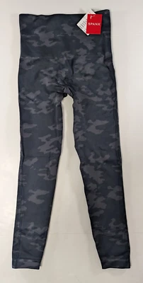 Spanx Leggings Womens Small Black Camo Tights Gym Training Yoga Active - Image 1 of 4