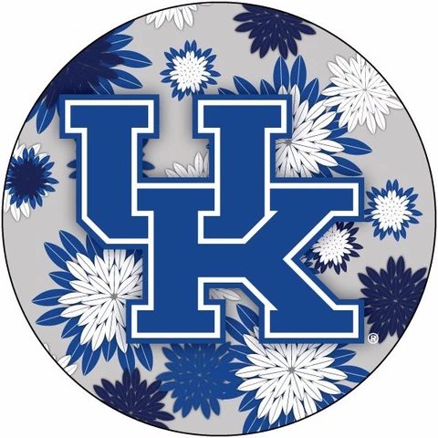 KENTUCKY 4" FLORAL DESIGN MAGNET-KENTUCKY WILDCATS CAR MAGNET-NEW FOR 2016! Cover