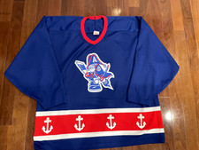 Rare vintage 1990's MILWAUKEE ADMIRALS Hockey Jersey - Bauer- XL - IHL