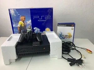 Sony PlayStation 2 PS2 Final Fantasy 10 X OVP Konsole Schwarz SCPH-30004 R - Bild 1 von 18