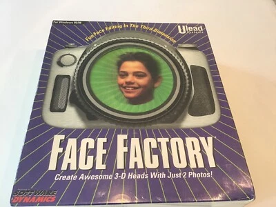 Ulead systems FACE FACTORY FOR WINDOWS 95/98 5/18/1999 FACTORY SEALED BOX - Image 1 of 4