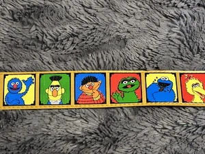 Vintage Childrens Sesame Street Muppets Belt 26” Bert, Ernie, Big Bird, Oscar - Picture 1 of 11