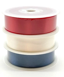 Satinband 25 Meter/25mm verschiedene Farben Geschenk Band Schleifenband Deko - Bild 1 von 2