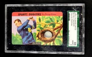 1954 Quaker Oats Sports Oddities 9 Bill Wilson SGC 8 / 88 *Only 6 Graded Higher*