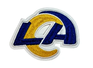 Parche bordado de hierro/coser de 3 pulgadas con logotipo del equipo de la NFL de Los Angeles LA Rams - Imagen 1 de 3