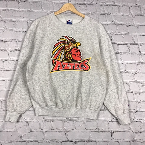 Vintage Champion Aztecs Sweatshirt Youth Kids XL 18-20 SDSU Pullover Cover