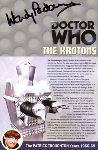 Doctor Who: The Krotons DVD Insert Signed by WENDY PADBURY - Picture 1 of 1
