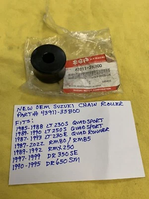 NUEVO OEM SUZUKI rodillo de cadena (43911-35B00) LT230S, LT250S Quadsport LT230E Foto 1 de 4