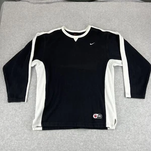Nike Basketball Long Sleeve Sweater. Black And White Size Medium  - Picture 1 of 9