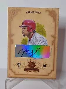 2004 Donruss Diamond Kings - Marlon Byrd #26 Bronze Signatures 027 /200 (AU) - Picture 1 of 2