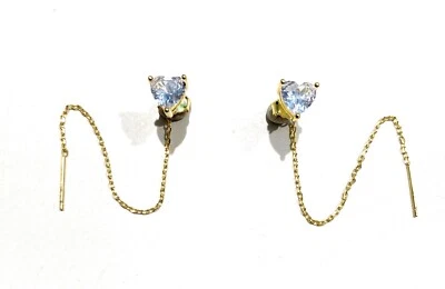 Orecchini Cuore in Argento 925 con Zircone  diWa Jewels Design Trendy - Immagine 1 di 3