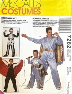 1990er McCall's Herren Halloween Kostüm Muster 7282 Größe M UNGESCHNITTEN - Bild 1 von 3