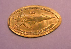 Muzeum Narodowe USAF wydłużony grosz Dayton Ohio USA cent F-22 moneta