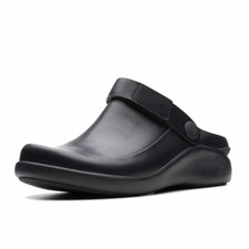 clarks shoes black flats