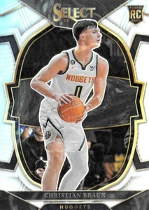 Christian Braun #85 (RC) - Nuggets - 2022-23 Panini Select Silver Prizm - Picture 1 of 3