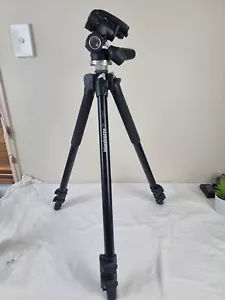 MANFROTTO 290 tripod MT294AR with 804RC2 Pan Tilt Head VGC - Picture 1 of 17