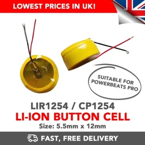 LIR1254 CP1254 Knopfklingel (A3) 3,7 V 55mAh (kompatibel mit Beats/Sony) - Bild 1 von 1