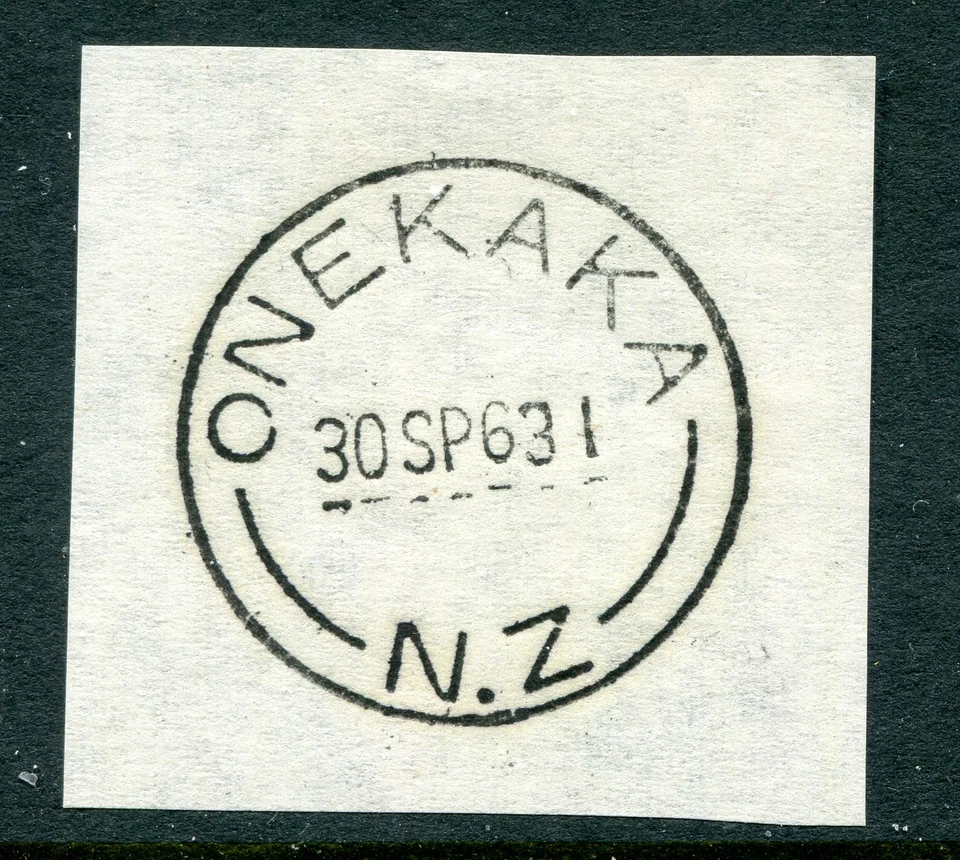 NUEVA ZELANDA Matasellos... Tipo Onekaka - Clase J -- Último día Cancelar 30SP63 Foto 1 de 1