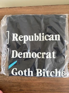 CAMISETA WHITEPHOSPHOR GO VOTE NEGRA M NO GBRS QILO SC IRREGULARES NIEBLA - Imagen 1 de 1