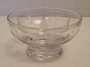 Woodchester Stuart Crystal Dessert Bowl. - Picture 1 of 7