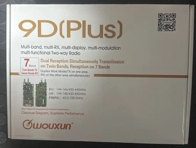 ＷOUXUN KG-UV9D Plus 7 Band Including Air Band Two Way Radio - Image 1 of 4