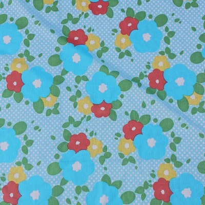 Nappe Vintage Année 70 -192 X 151 cm en nylon - Photo 1/4