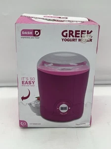 Dash Greek Yogurt Maker Quick Start Customize Your Yogurt Pink New Open Box - Picture 1 of 7