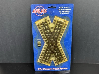 Atlas O 6081 Custom Supreme 45-degree crossing track section NEW - Image 1 of 2