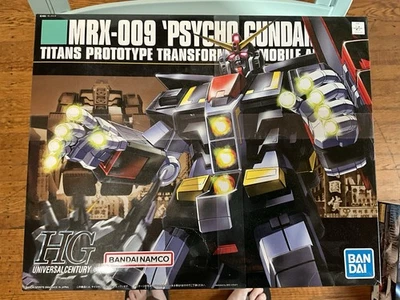 1/144 HGUC MRX-009 Psycho Gundam Mobile Suit Z Gundam Gunpla, US Based Shipping - Image 1 of 2